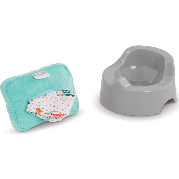 Accessoires poupee Petit pot et lingette Corolle Mlle et Coco Mlle et Coco Inc