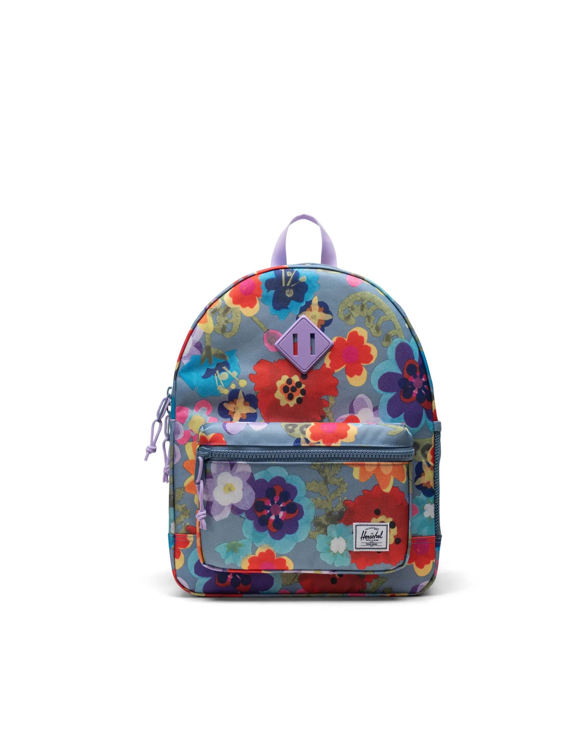 Sac dos 20L Fleurs fond denim Herschel Mlle et Coco Mlle