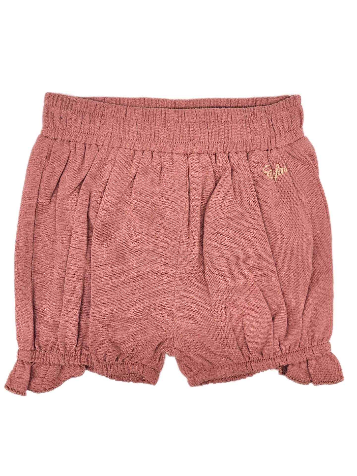Short taille élastique Vieux rose En Fant Mlle et Coco
