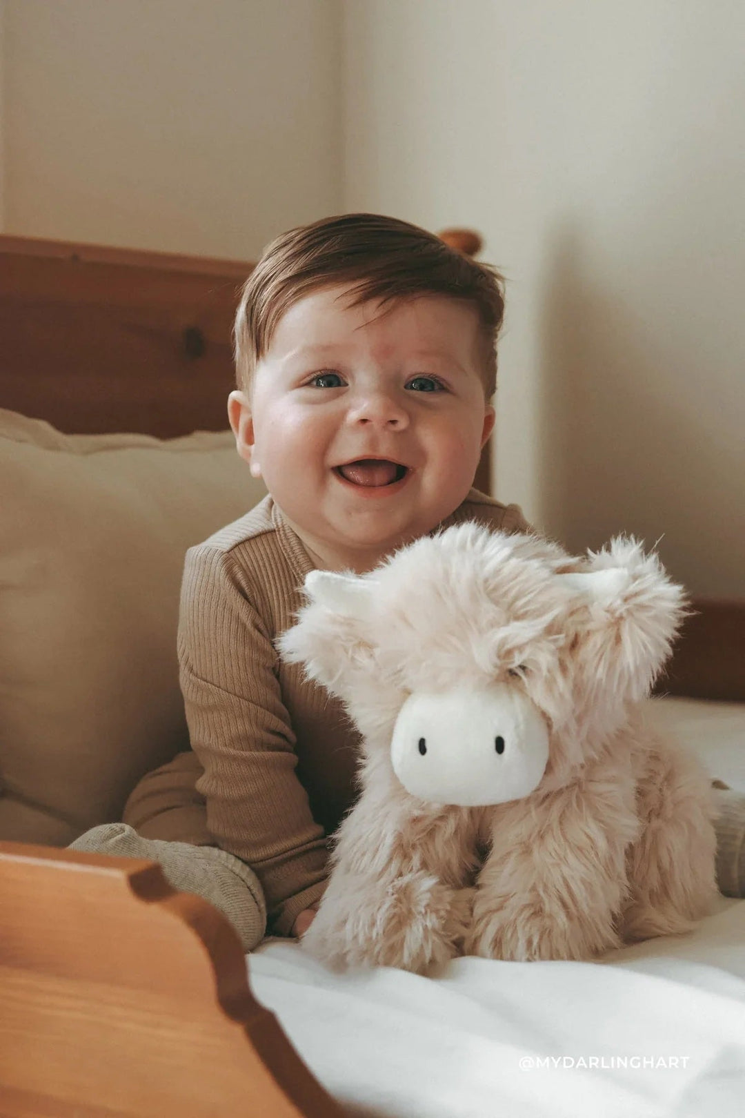 peluche vache Highland Snuggle Bunnies Mlle et Coco