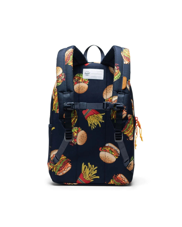 sac école dos burgers Herschel Mlle et Coco 