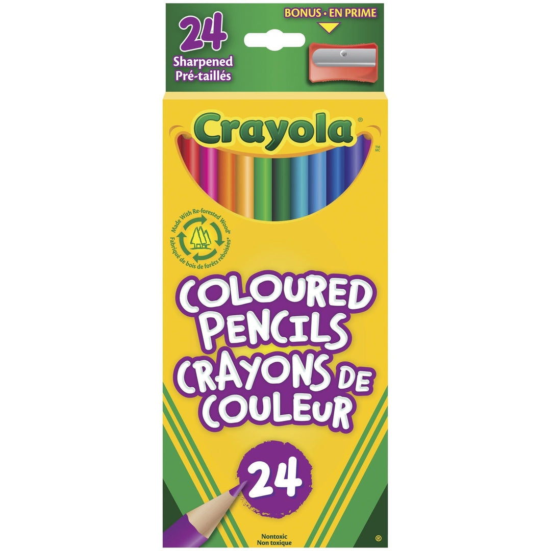 Crayons de couleurs en bois - Paquet de 24 - Crayola Jouet/jeux Crayola 