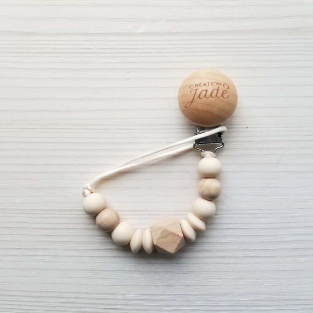 Attache suce bois - Hexagone bois - Création Jade