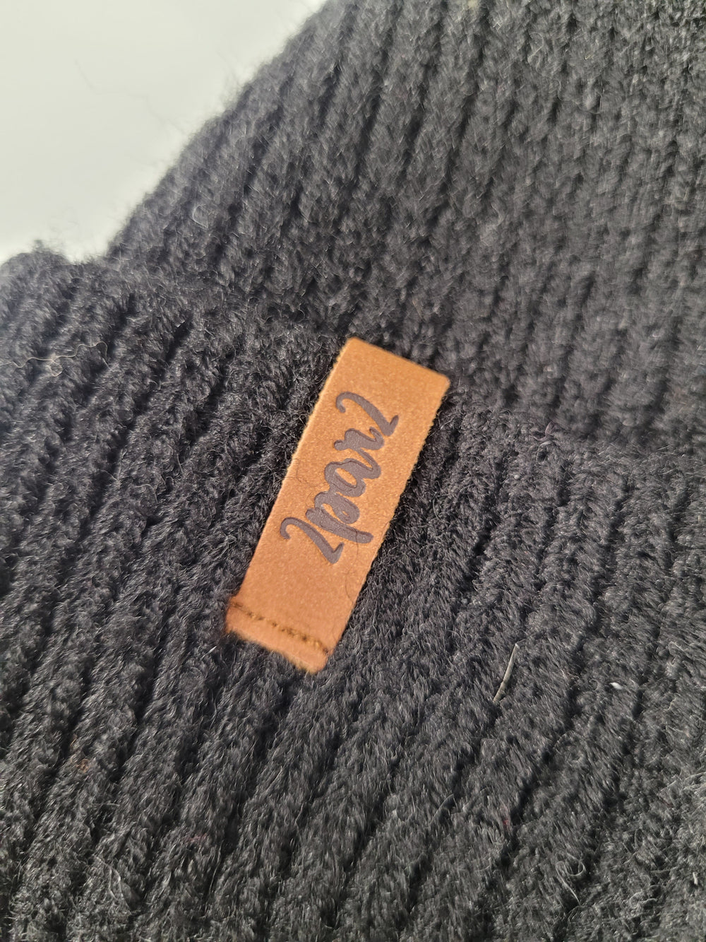 Bonnet de mi-saison en tricot - Noir - Deux par Deux Deux par Deux 