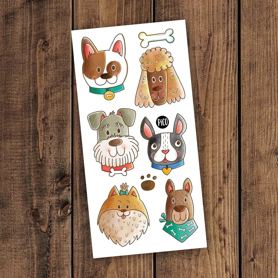 Tatouages temporaires - Escouade canine - Pico tatouage Jouet/jeux Pico tatouage 