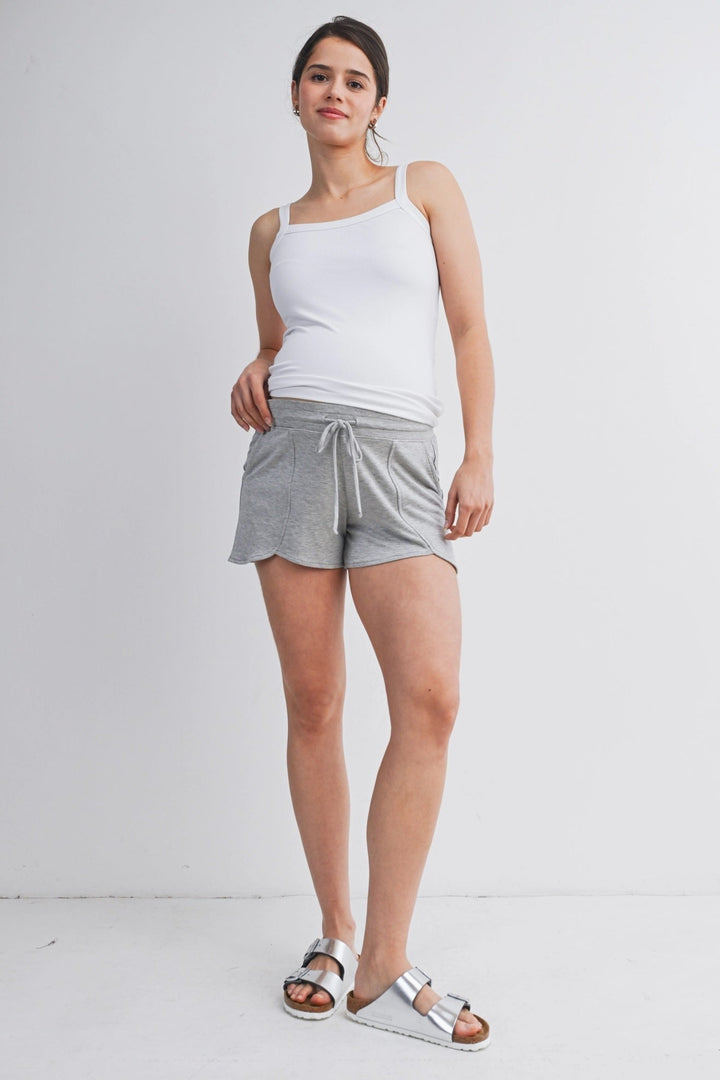short de détente gris maternité Hello Miz Mlle et Coco