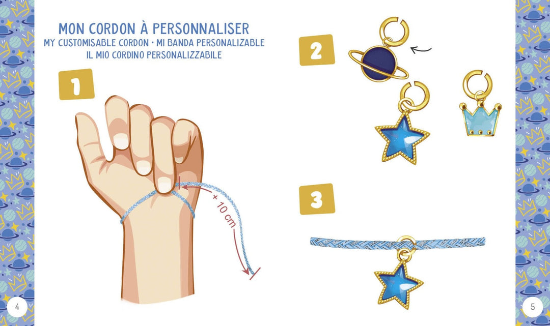 bricolage coffret bijou bracelet power rainbow Auzou