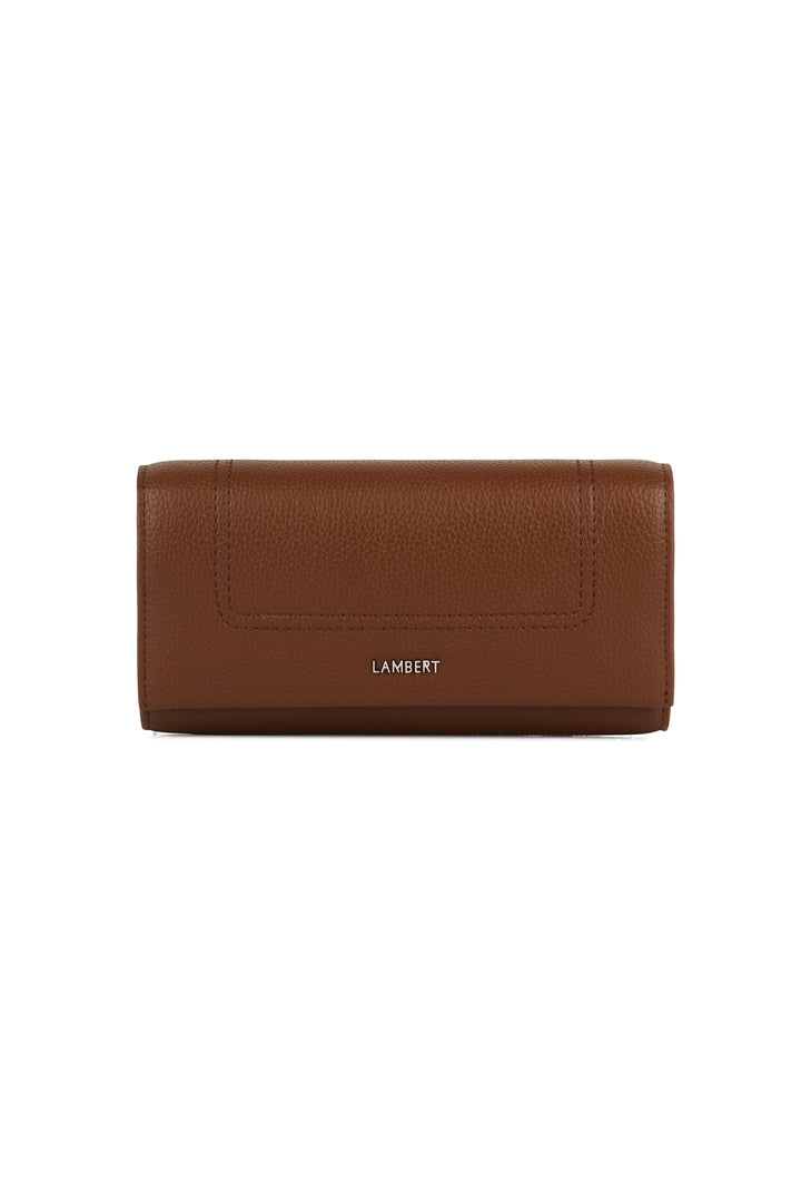 porte-feuille alondra hazelnut Lambert cuir vegan Mlle Coco