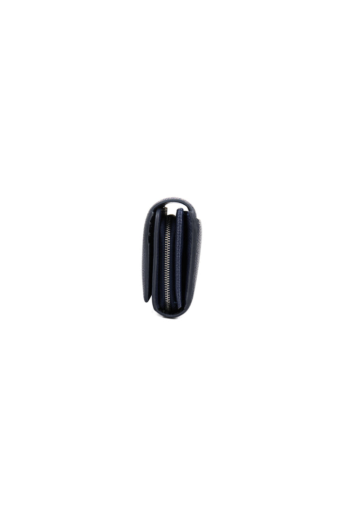 porte feuille Alondra Marine cuir vegan Lambert Mlle et Coco