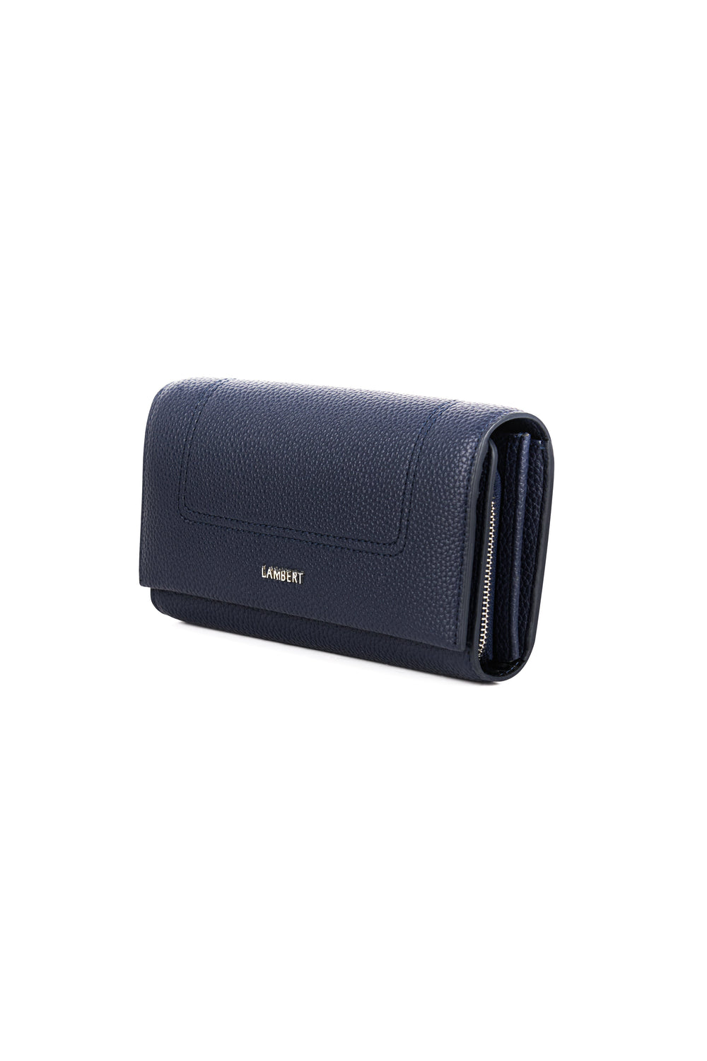 porte feuille Alondra Marine cuir vegan Lambert Mlle et Coco