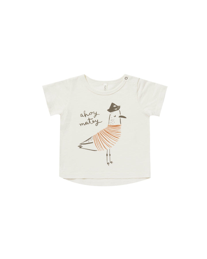 t-shirt crème Goéland Rylee + Cru Mlle et Coco