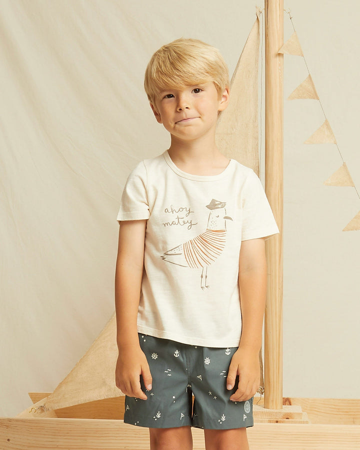 t-shirt crème Goéland Rylee + Cru Mlle et Coco