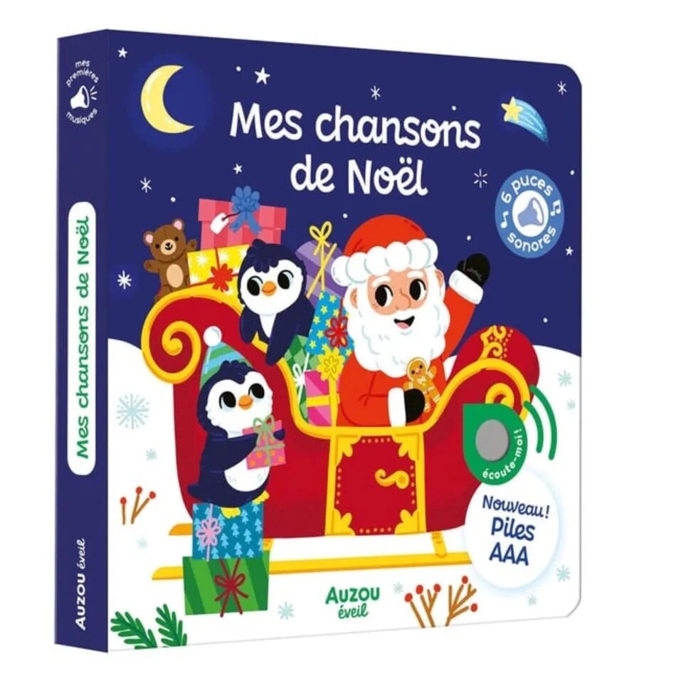 Livre sonore chanson de Noel Auzou éveil