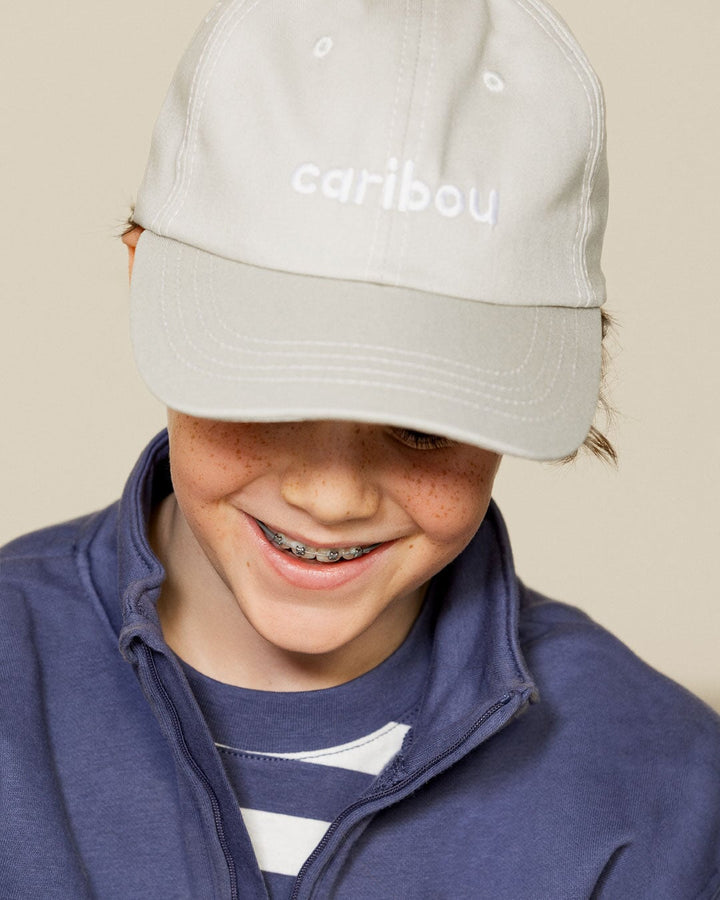casquette baseball enfant ivoire Caribou compagnie québécoise Mlle et Coco