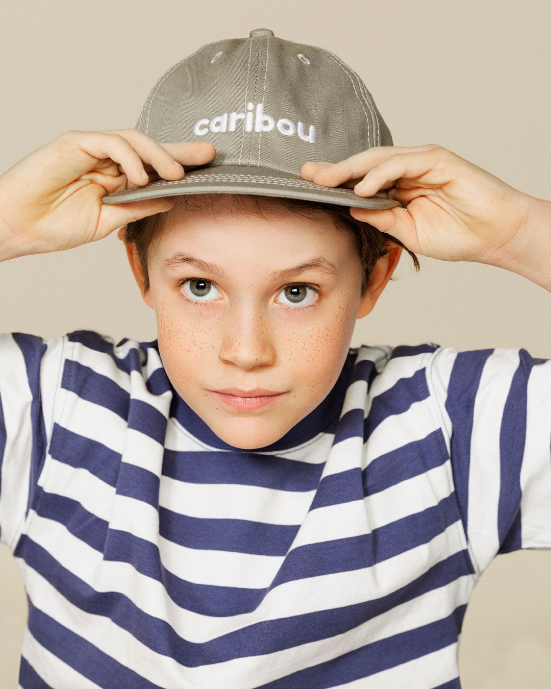 casquette kaki Caribou baseball enfant Mlle et Coco