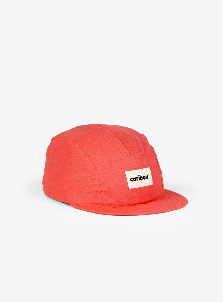 casquette pamplemousse lin Caribou Mlle et Coco accessoire