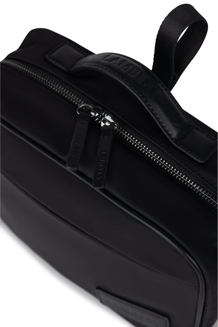 trousse lambert cuir vegan noir Casey Mlle et Coco