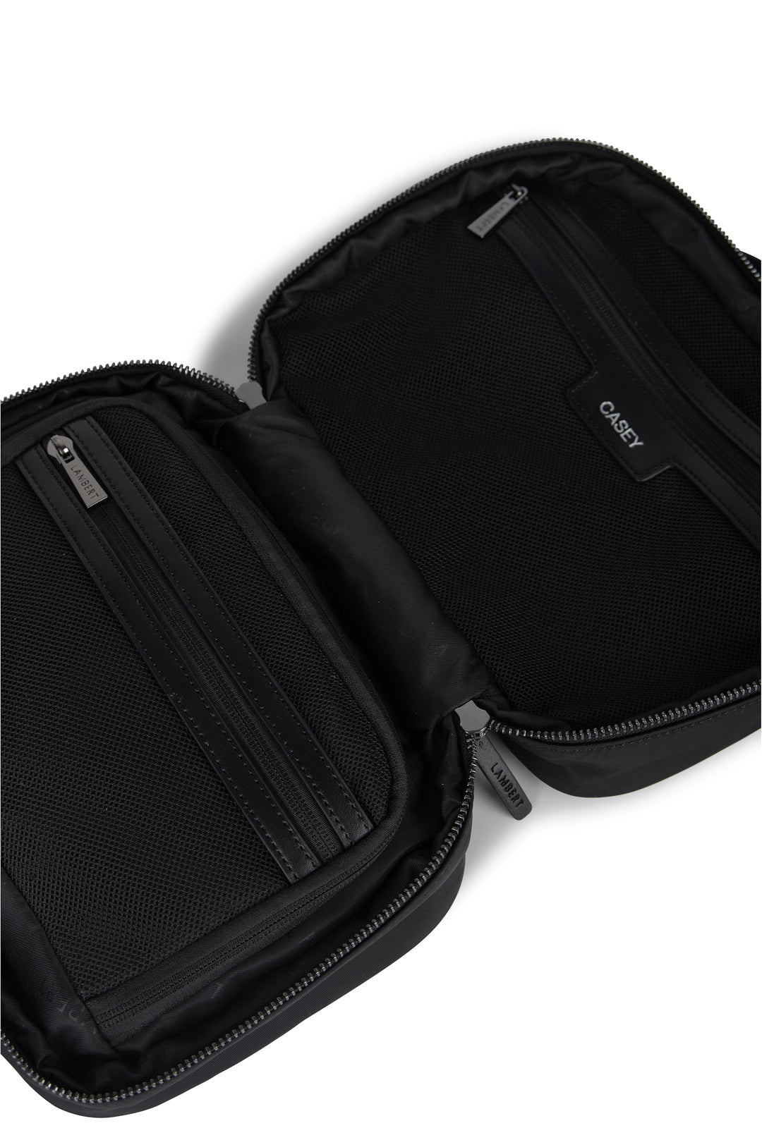trousse lambert cuir vegan noir Casey Mlle et Coco
