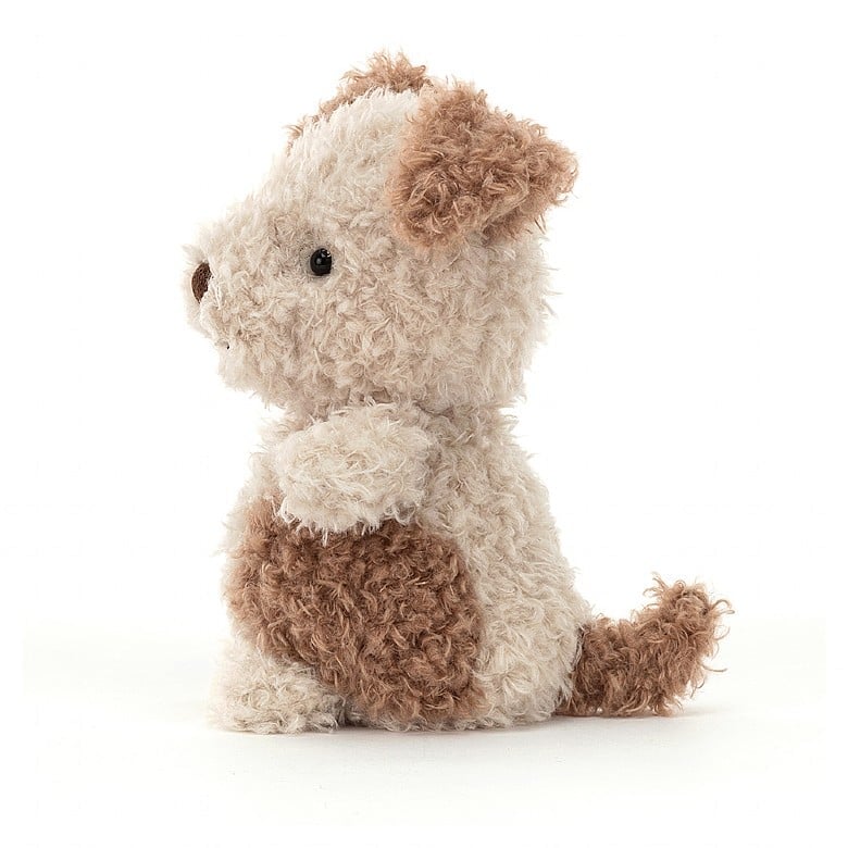peluche chiot crème et chocolat au lait toutou jellycat jouet enfant