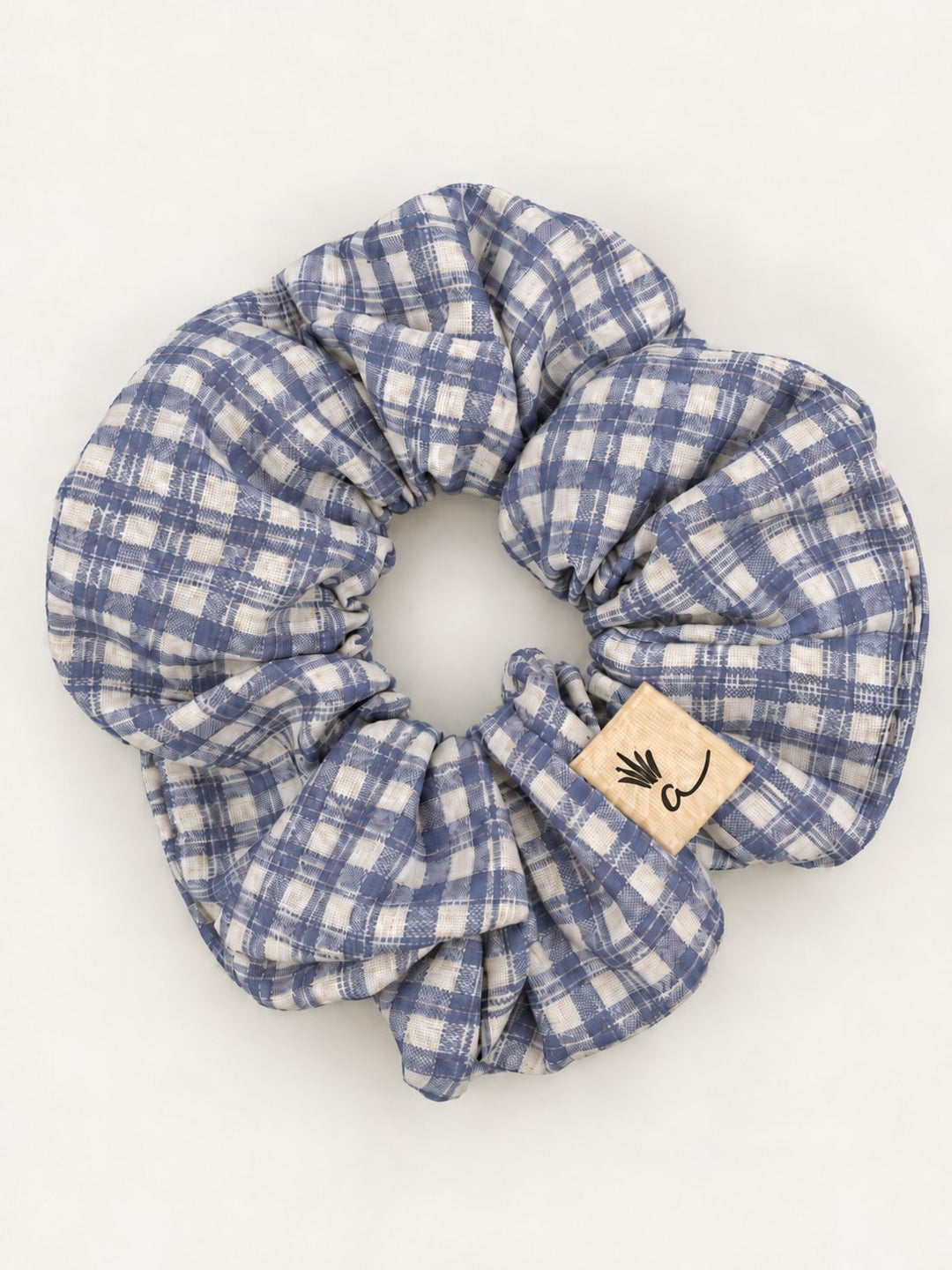 Chouchou Coton Vichy bleu et blanc
Ananas Mlle et Coco