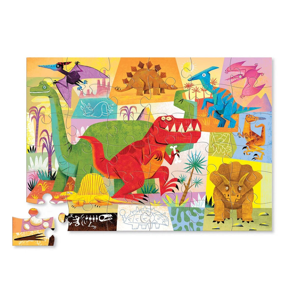 Casse-tête dinosaures Crocodile Creek 36 morceaux