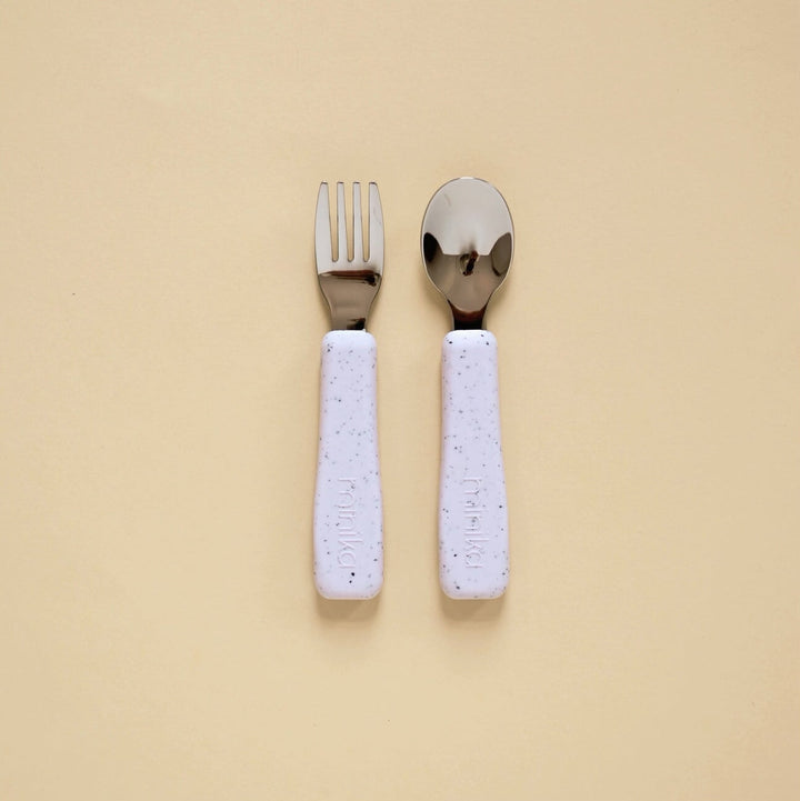 Ensemble ustensiles (silicone et métal) - Plusieurs couleurs - Minika Repas et gourmandise Minika Lavande 