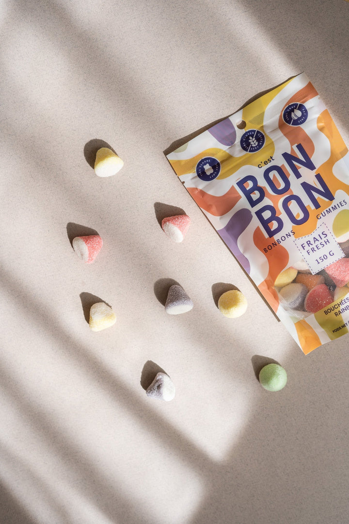 La boite à bonbon gummies bouchées magiques sans gluten