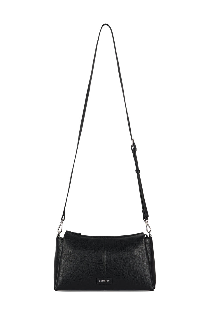 sac bandouliere cuir vegan noir Lambert Eleonore Mlle et Coco