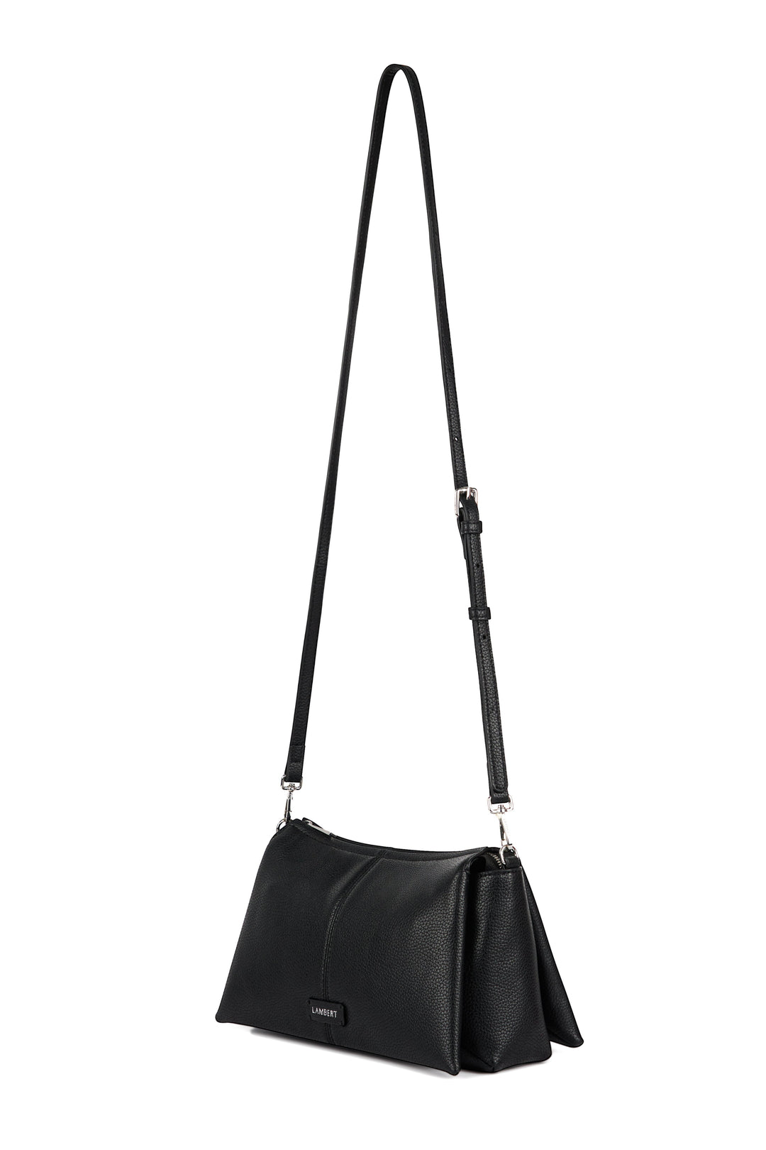 sac bandouliere cuir vegan noir Lambert Eleonore Mlle et Coco