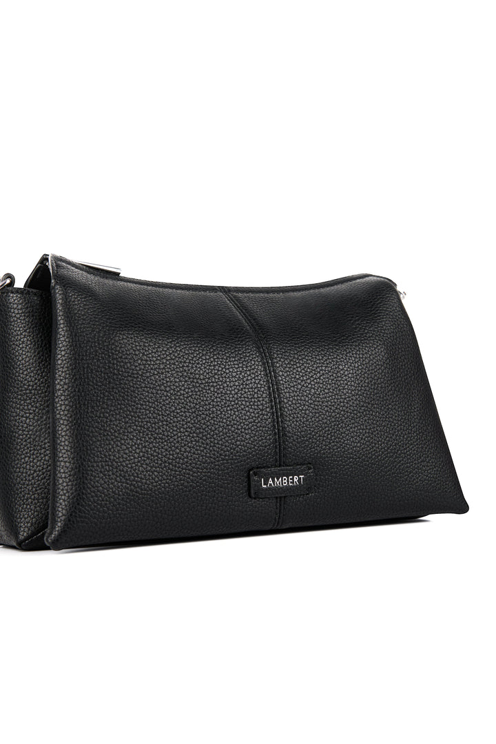 sac bandouliere cuir vegan noir Lambert Eleonore Mlle et Coco