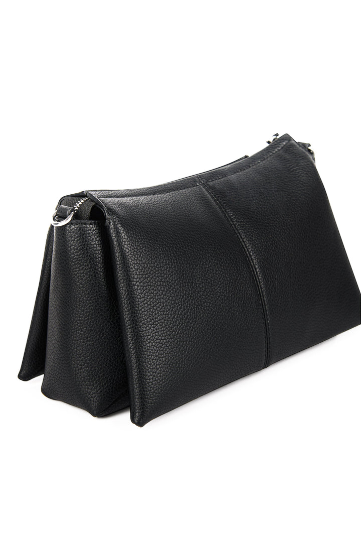 sac bandouliere cuir vegan noir Lambert Eleonore Mlle et Coco