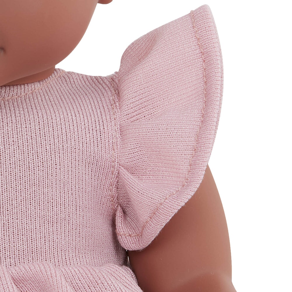 Ensemble robe rose avec souliers et accessoire pour poupée LullaBaby 35.5 cm