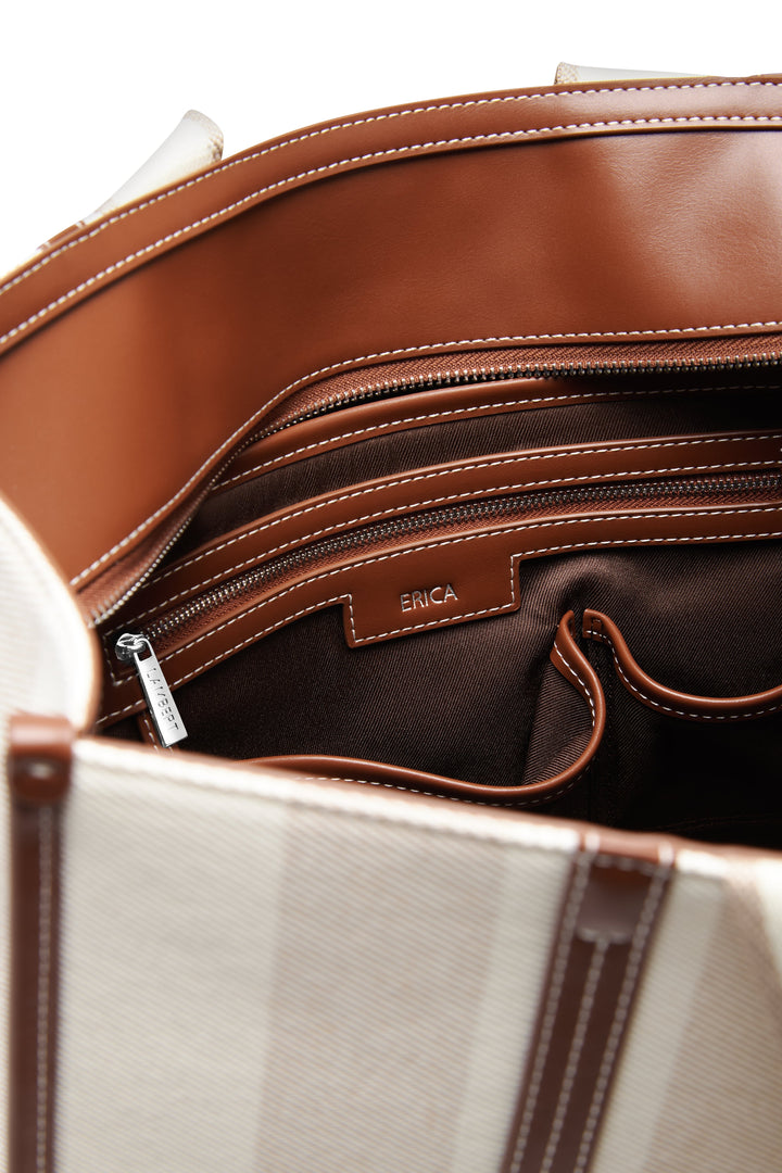 sac Erica Hazelnut Lambert fourre-tout Mlle et Coco