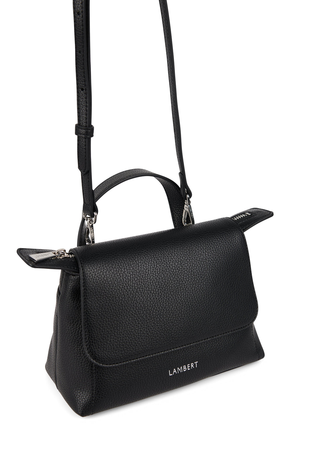 sac noir cuir venan Ginny Lambert Mlle et Coco