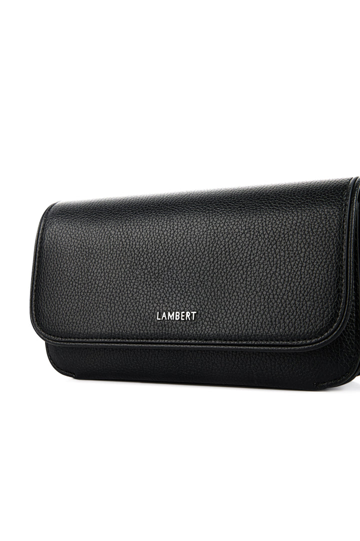 sac main cuir vegan noir Grace Lambert Mlle et Coco