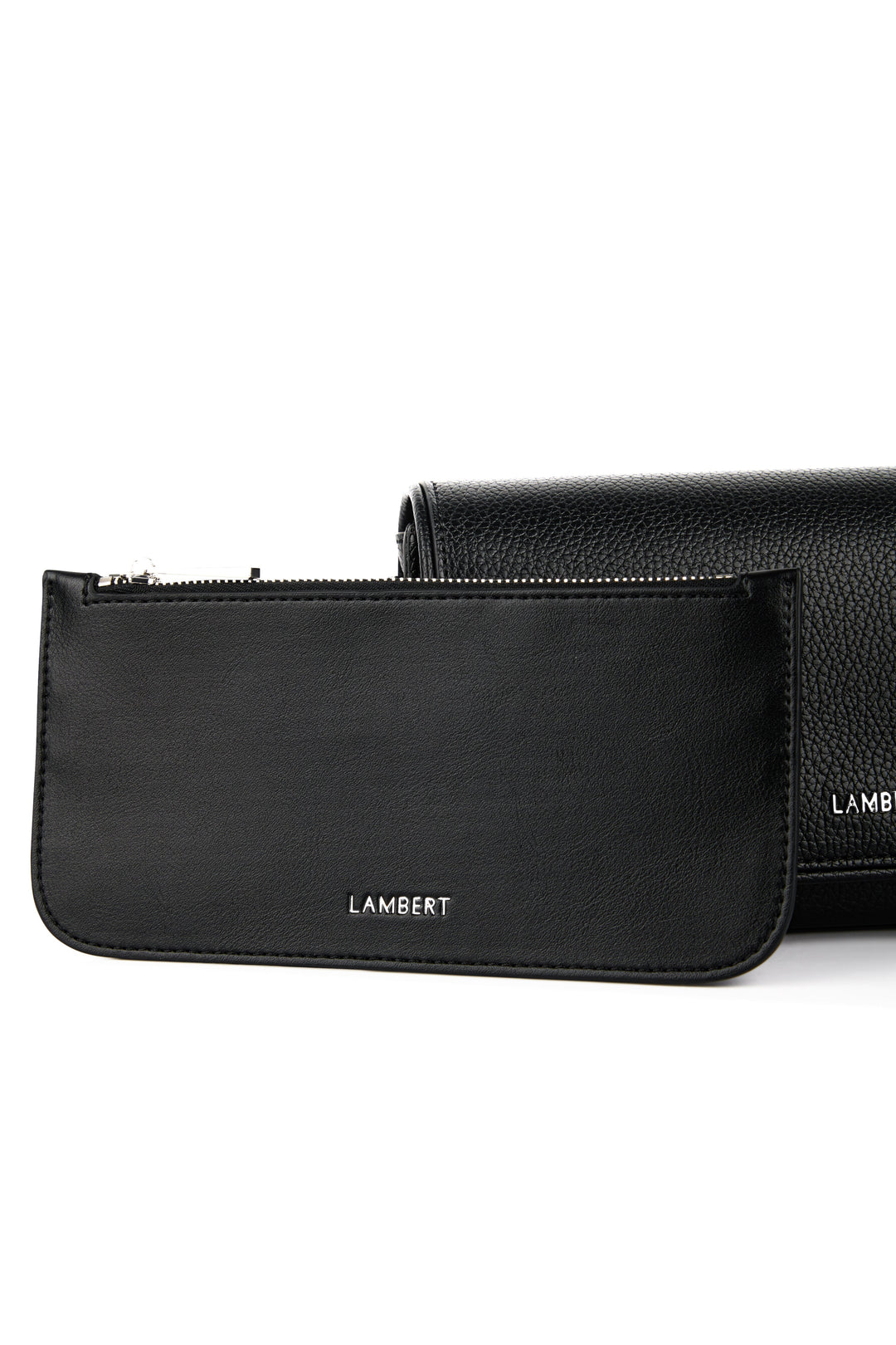 sac main cuir vegan noir Grace Lambert Mlle et Coco