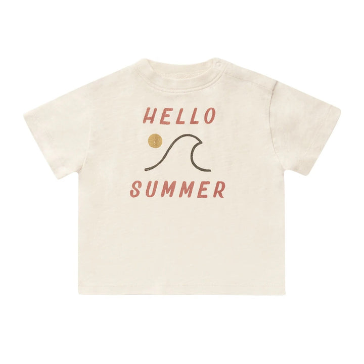 T-Shirt Hello Summer de Rylee &amp; Cru, vêtement enfant