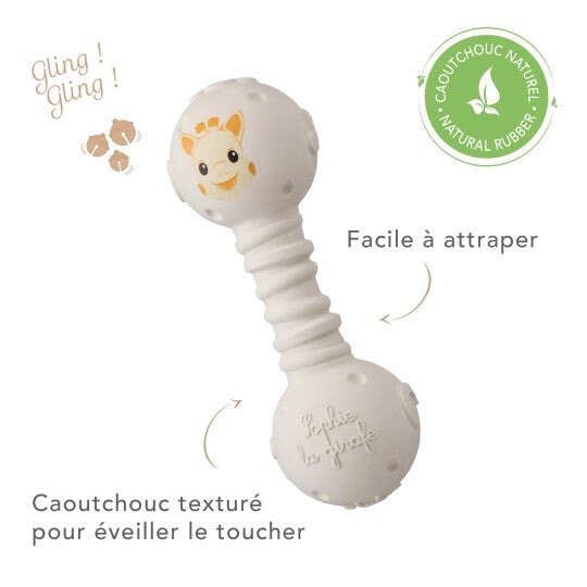 Hochet dentition pour bébé de 3 mois et plus Sophie la Girafe