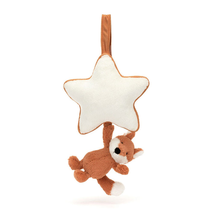 Renard musical, Jellycat, peluche d&