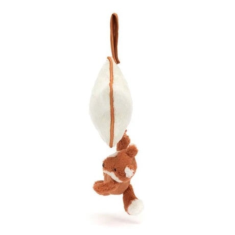 Renard musical, Jellycat, peluche d&