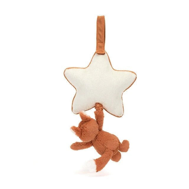 Renard musical, Jellycat, peluche d&