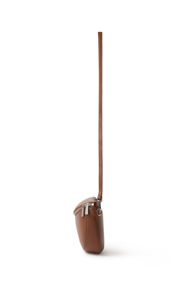 sac banane cuir vegan Lauren hazelnut Lambert Mlle et Coco