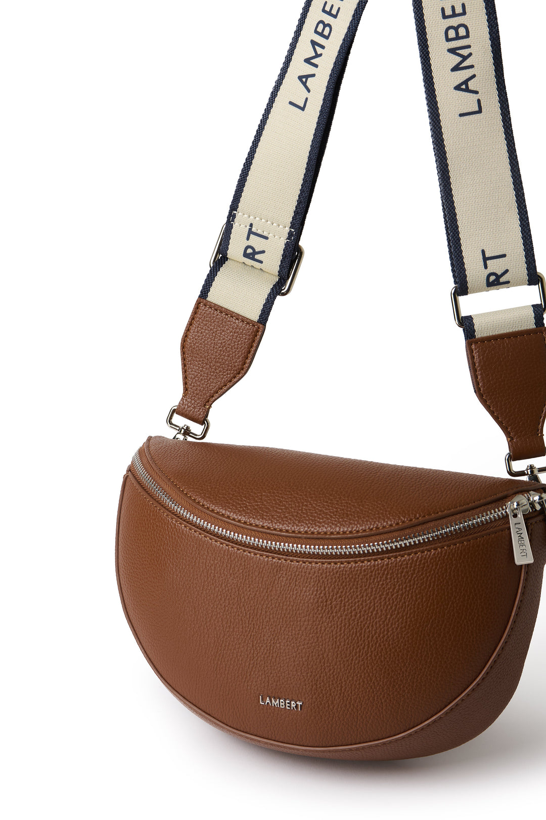 sac banane cuir vegan Lauren hazelnut Lambert Mlle et Coco