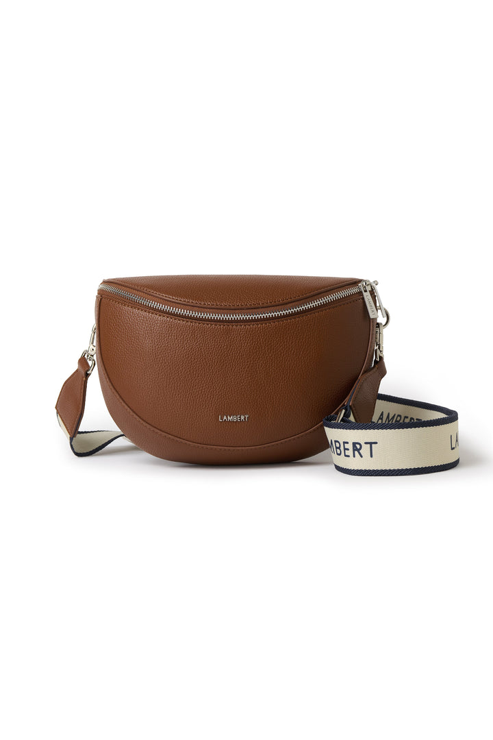 sac banane cuir vegan Lauren hazelnut Lambert Mlle et Coco