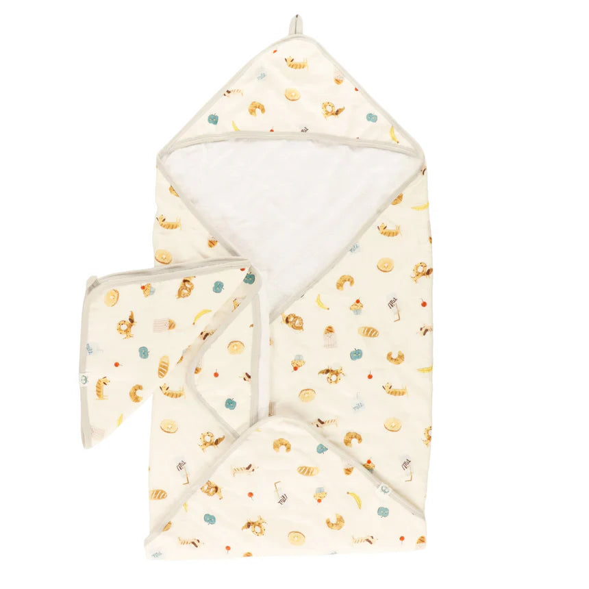 serviette capuchon Loulou Lollipop french breakfast Mlle Coco