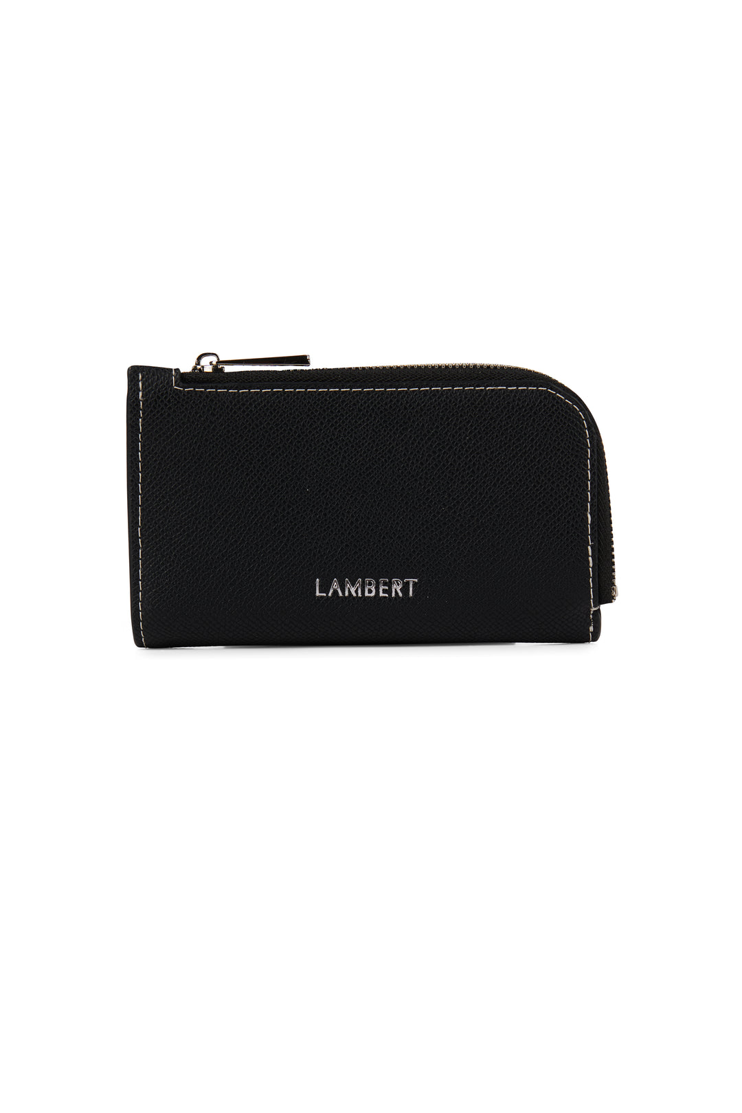 porte feuille cuir vegan noir Lucia Lambert Mlle et Coco
