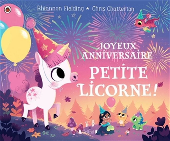 Livre Joyeux Anniversaire Petite Licorne, heure du Dodo Auzou Mlle et Coco