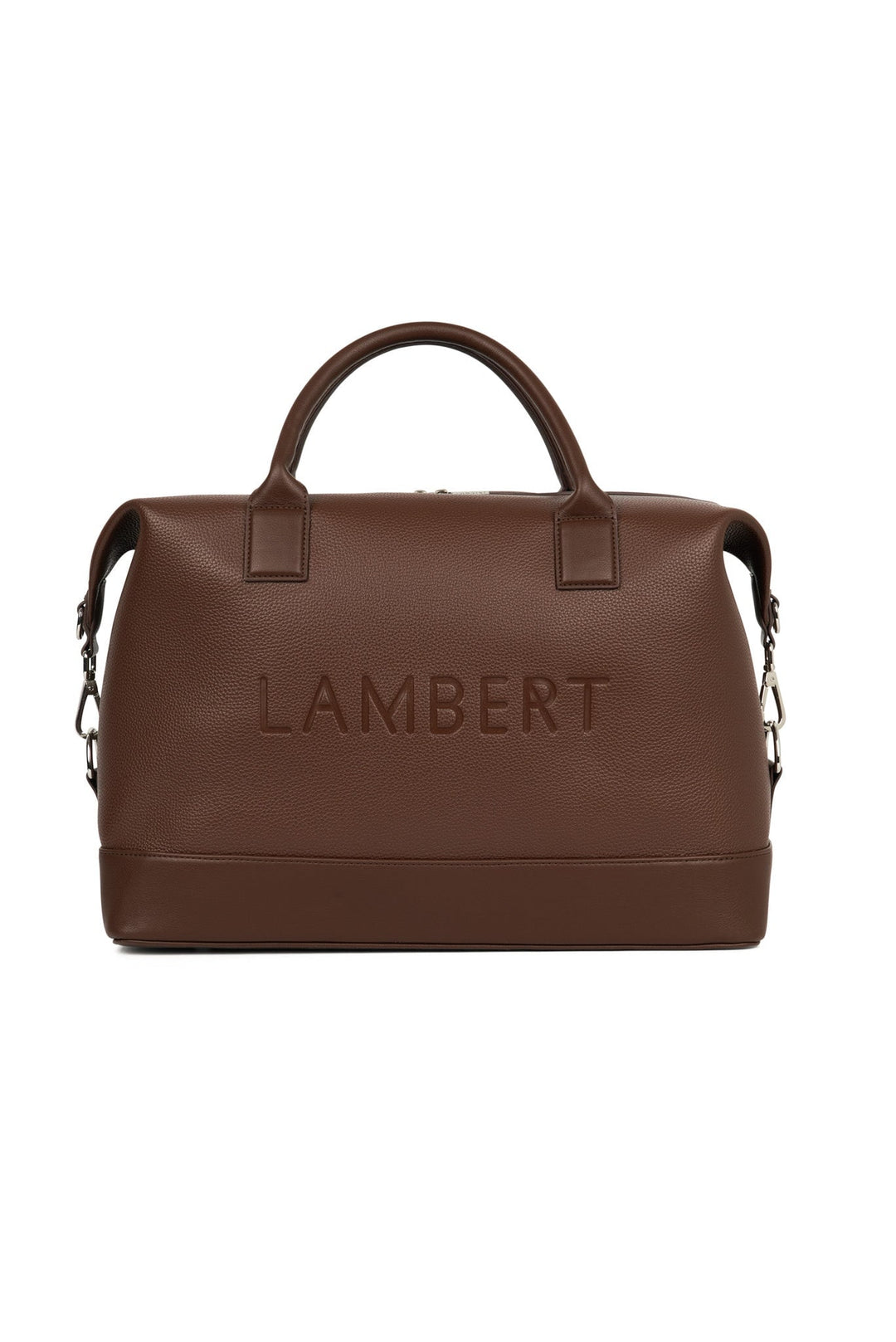 sac Mae Lambert chocolat voyage cuir vegan Mlle et Coco