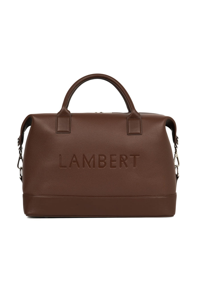 sac Mae Lambert chocolat voyage cuir vegan Mlle et Coco