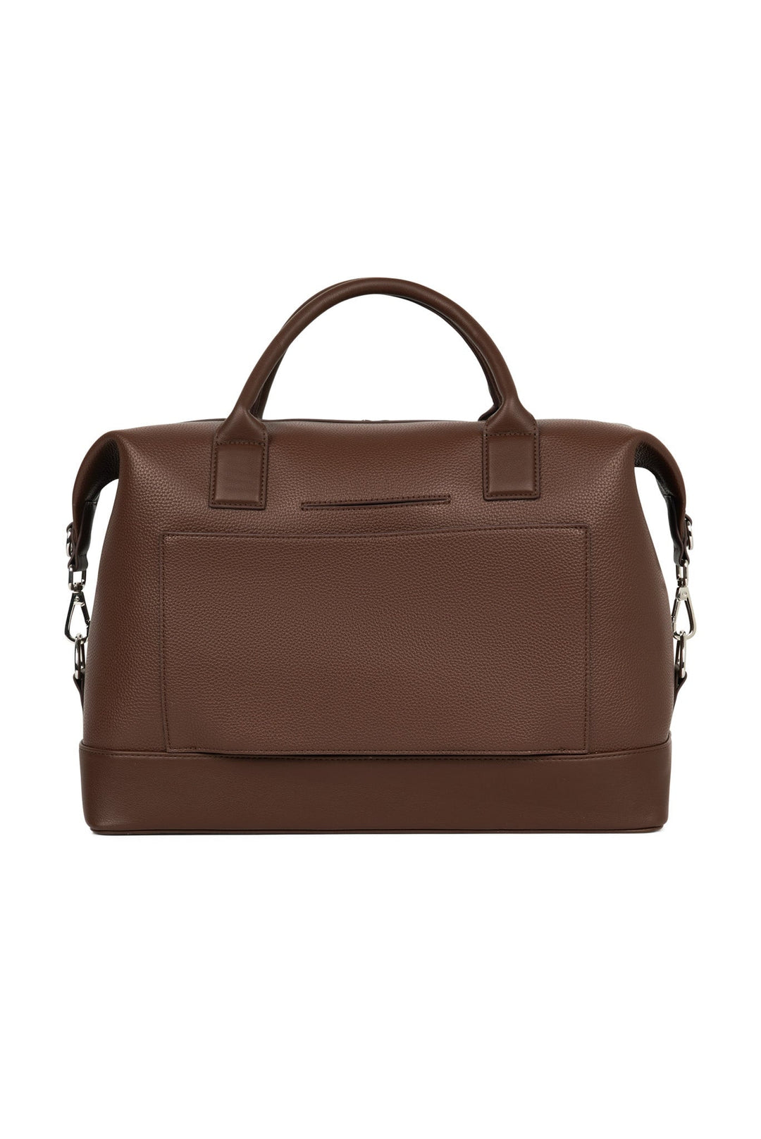 sac Mae Lambert chocolat voyage cuir vegan Mlle et Coco